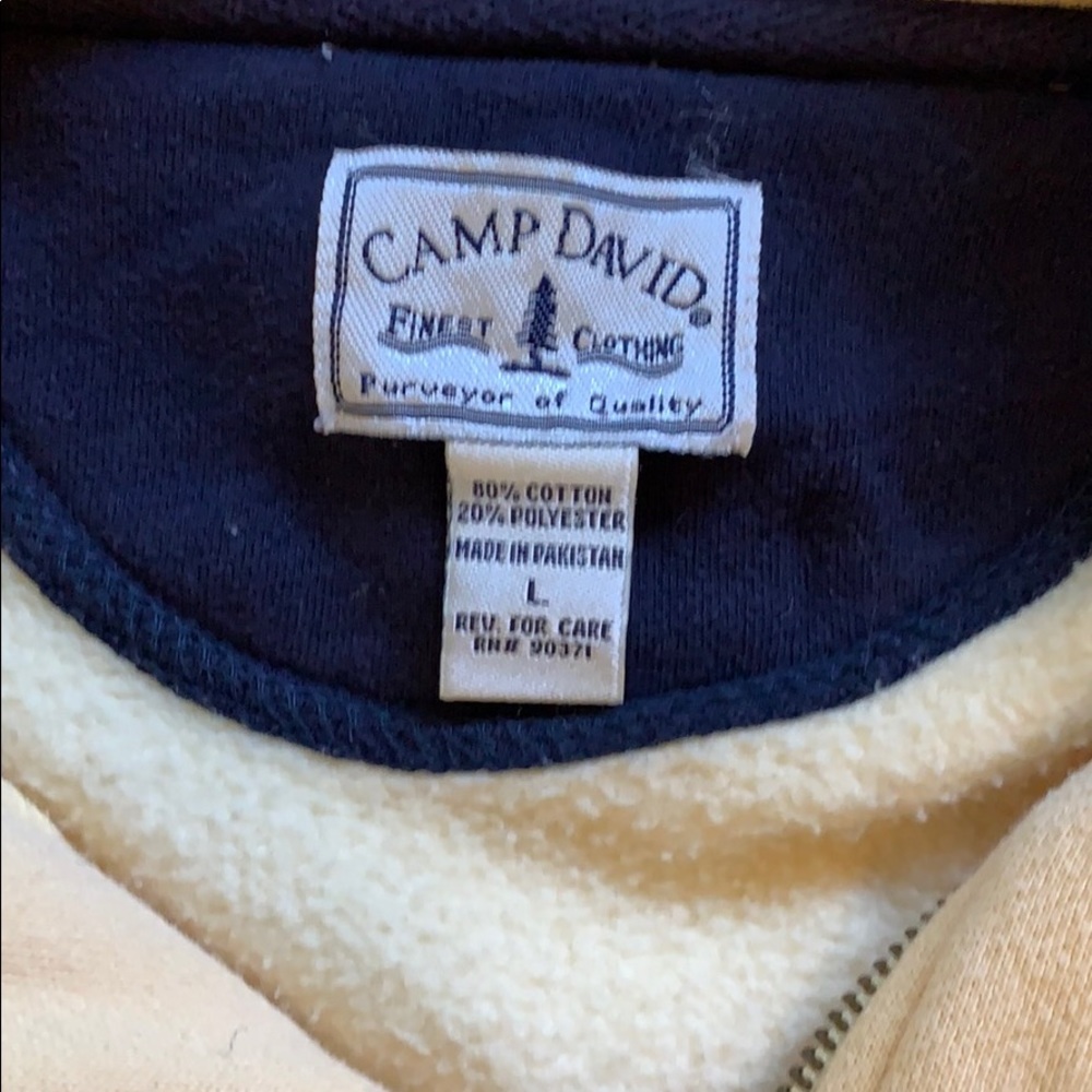 Yellow Quarter Zip - Picture 2 of 3